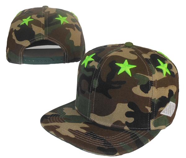 Stereo Six Star Snapback Hat #01